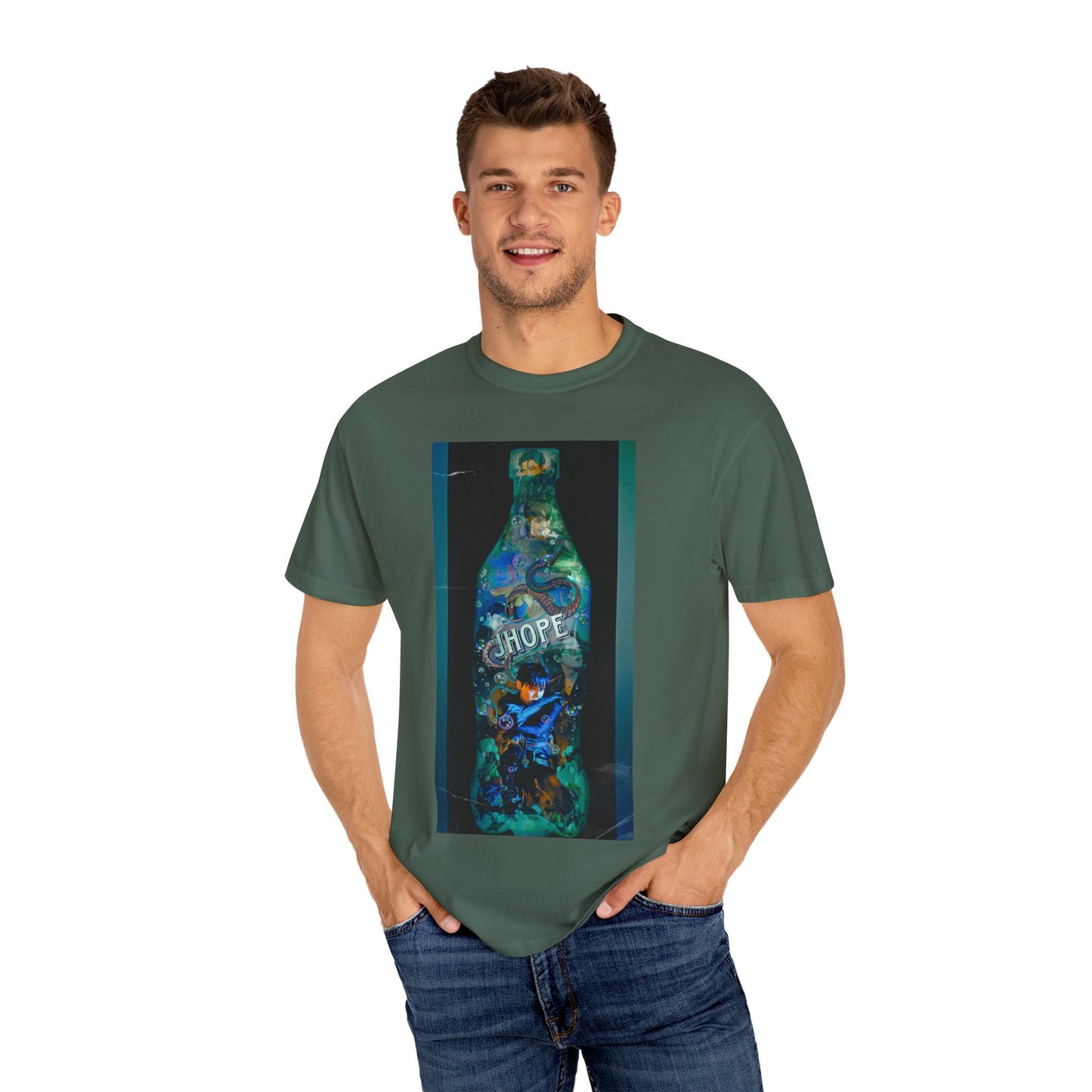Jhope Graphic Unisex Garment-Dyed T-shirt