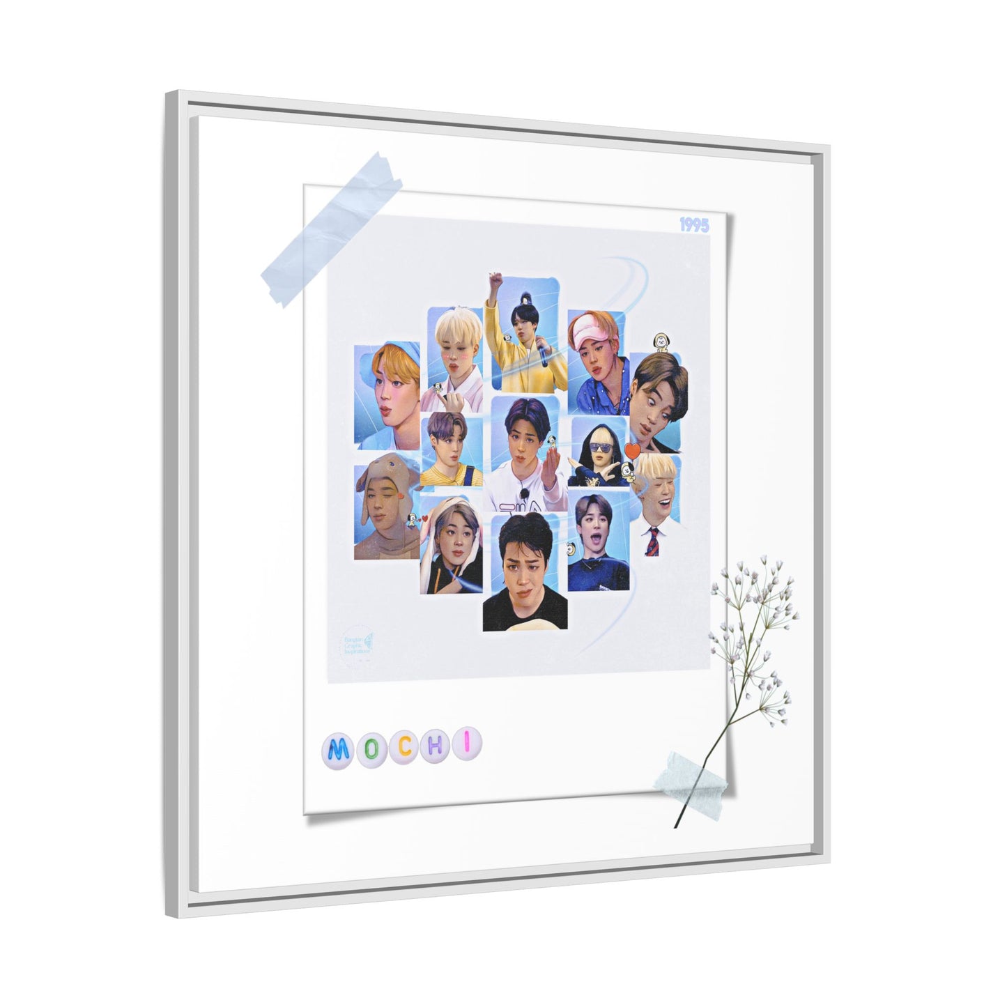 Cutie, Sexy, Lovely Matte Canvas, Framed (Multi-color)