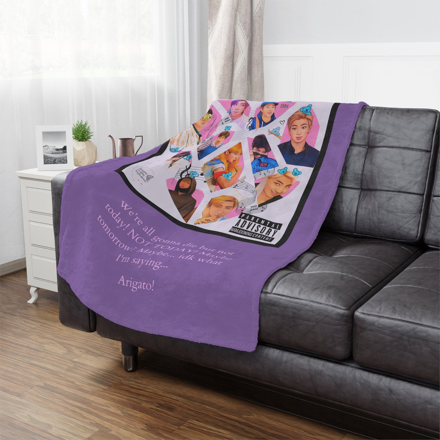 Namjooning Graphic Microfiber Blanket