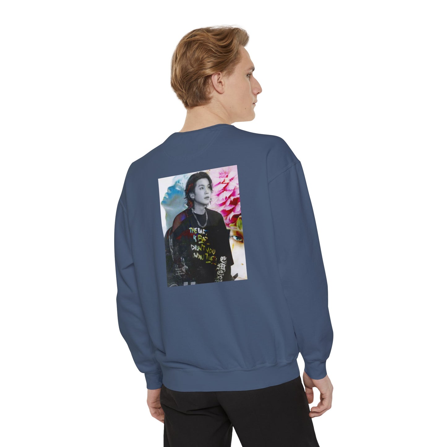 August D Graphic Unisex Garment-Dyed Sweatshirt