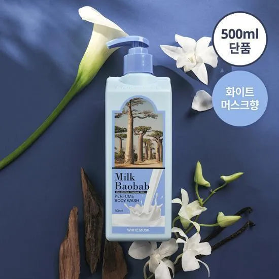 BIOKLASSE MILK BAOBAB Body Wash White Musk 1000ml