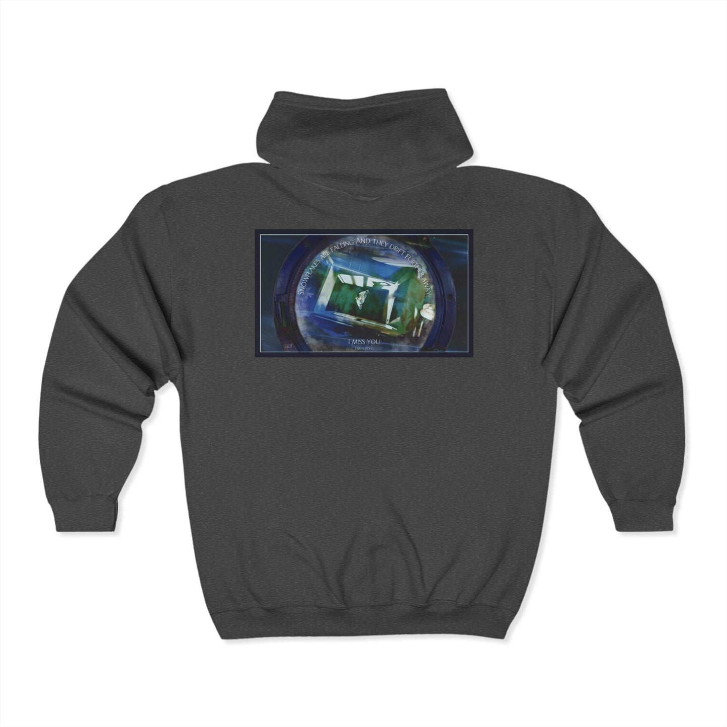Snowflakes Are Falling Zip-up Hoodie