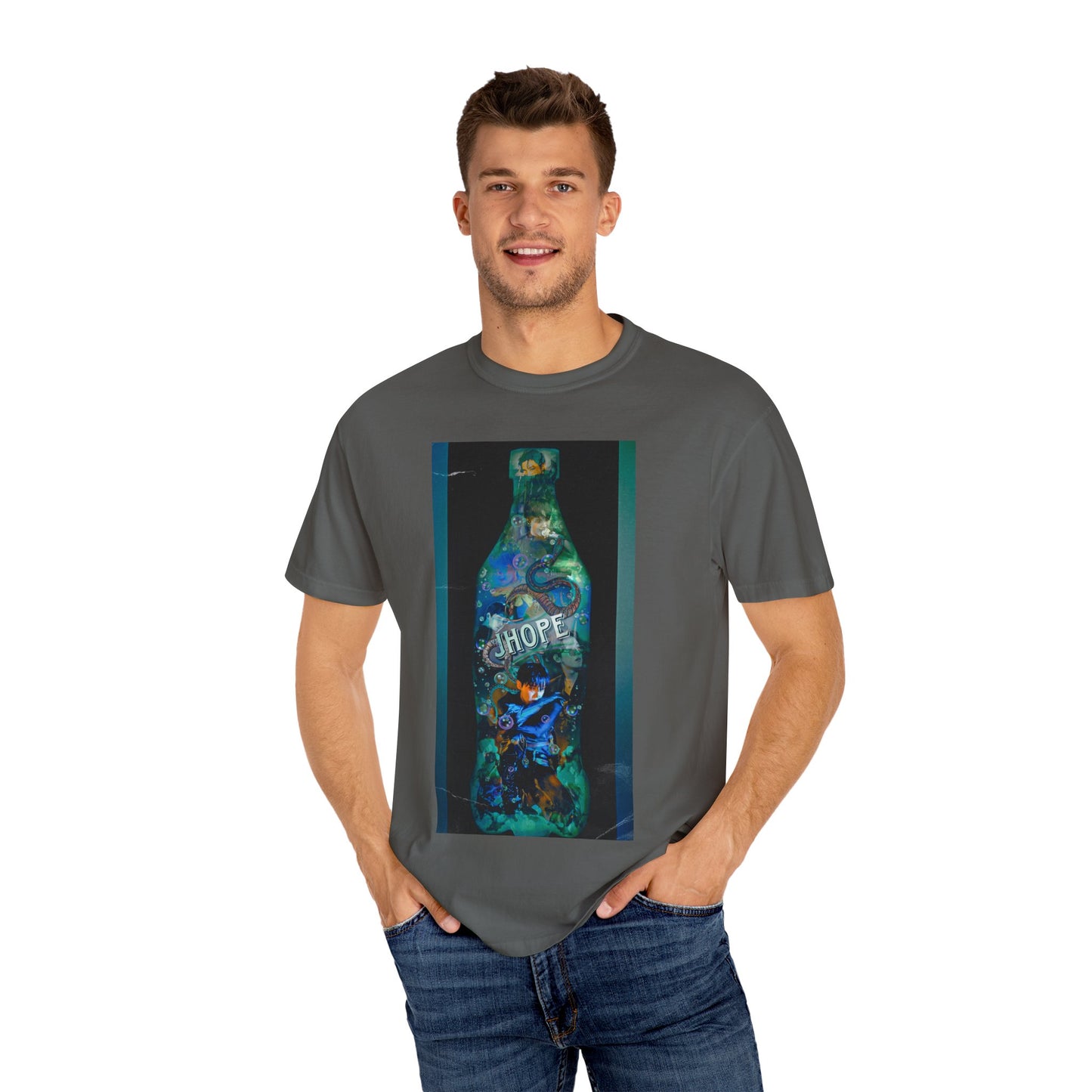 Jhope Graphic Unisex Garment-Dyed T-shirt