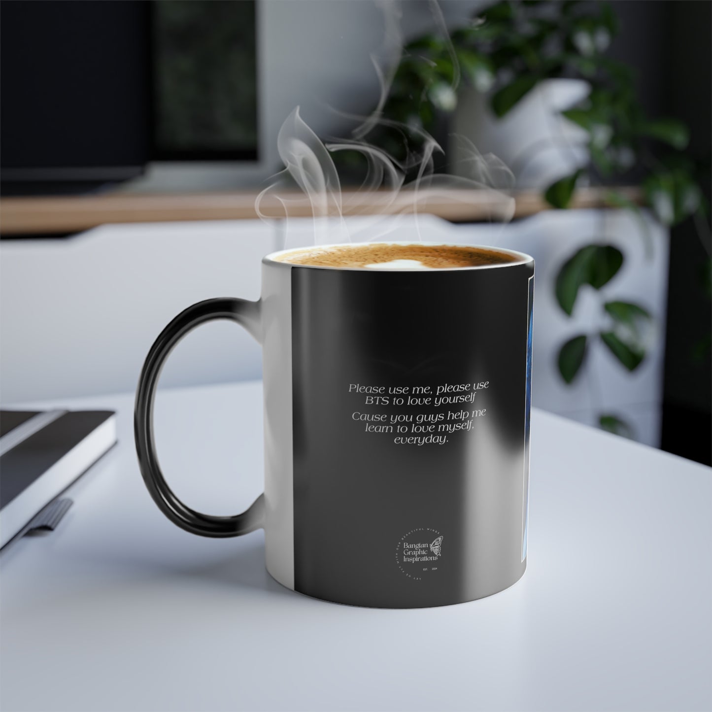 Namjoon Graphic Color Morphing Mug, 11oz
