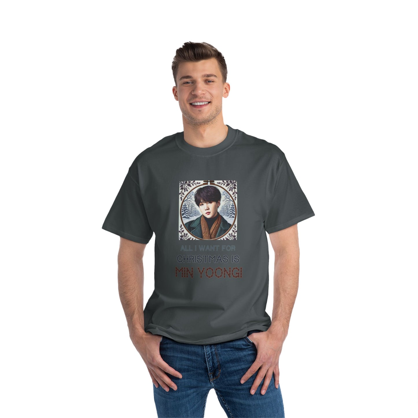 Christmas Yoongi Beefy-T® Short-Sleeve T-Shirt
