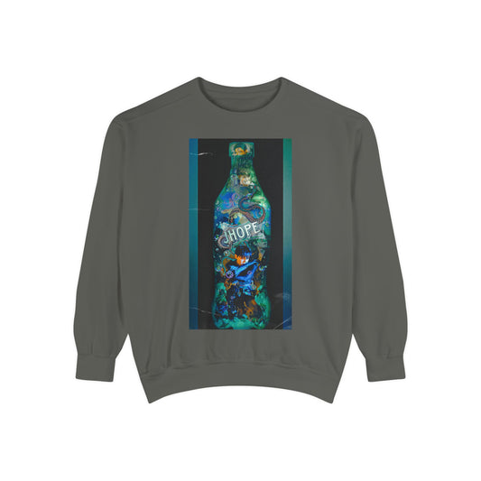 Jhope Graphic Unisex Garment-Dyed Sweatshirt
