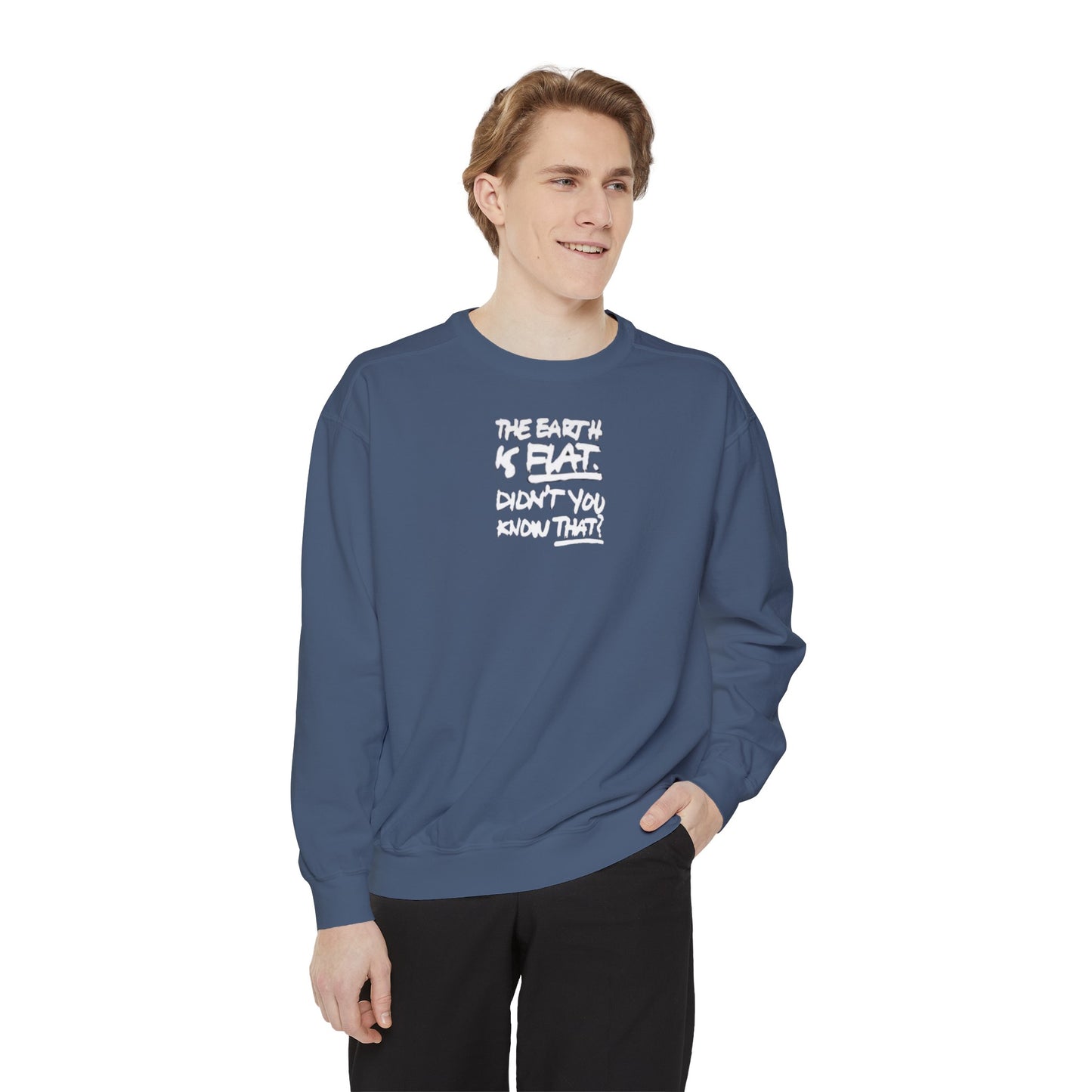August D Graphic Unisex Garment-Dyed Sweatshirt