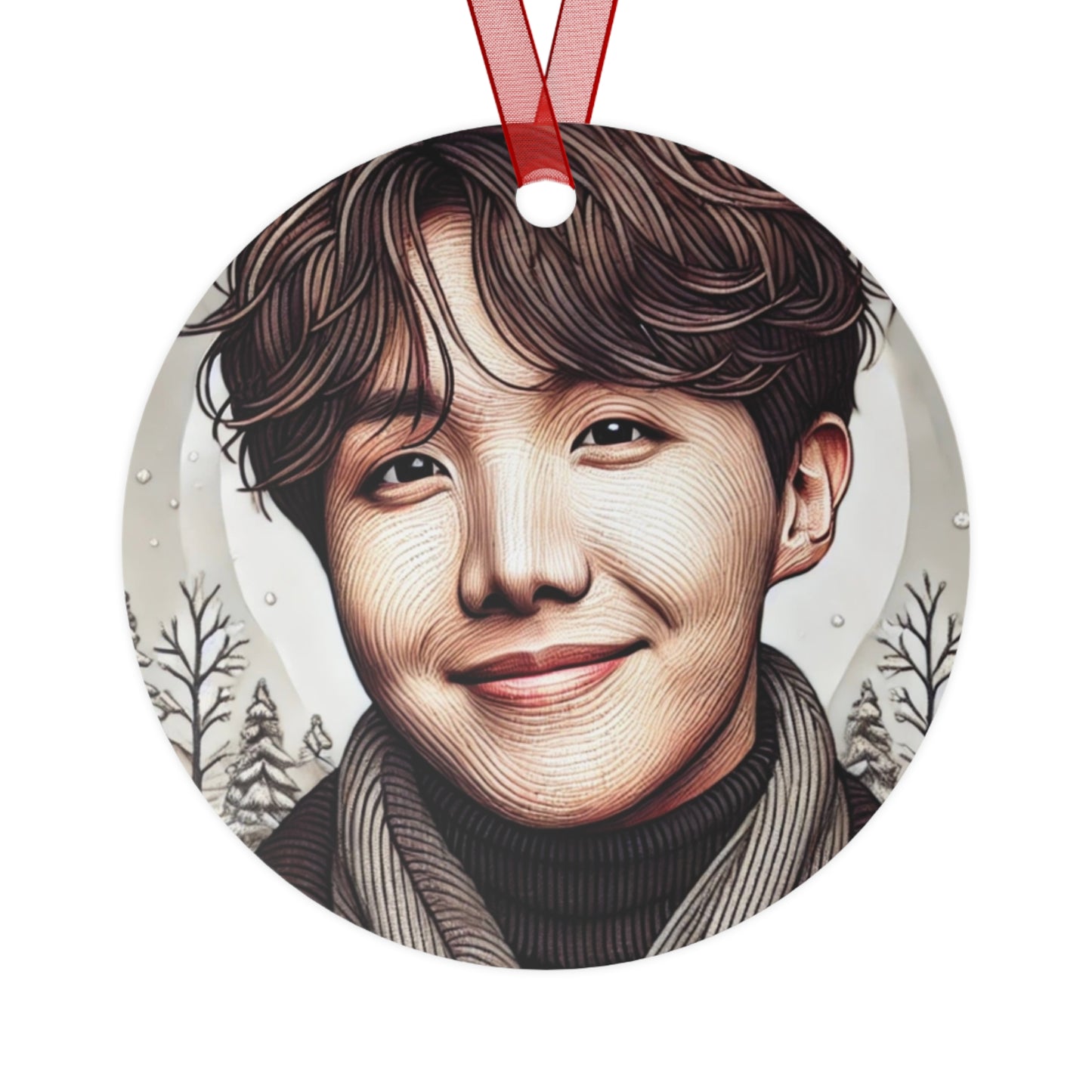 Christmas Jhope Metal Ornaments