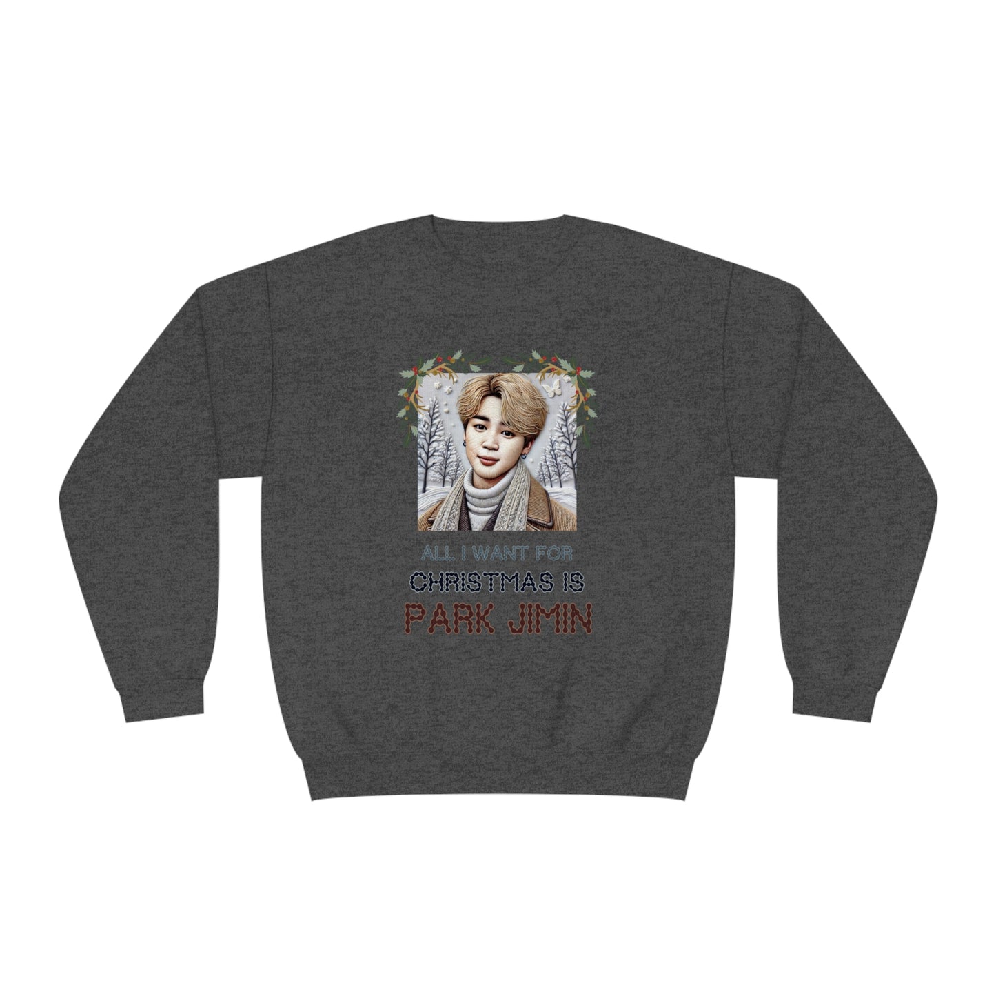 Christmas Jimin Unisex NuBlend® Crewneck Sweatshirt