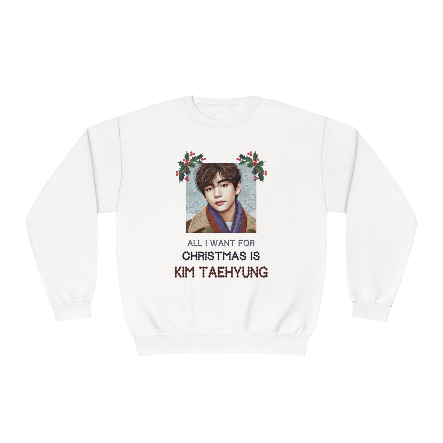 Christmas Taehyung Unisex NuBlend® Crewneck Sweatshirt