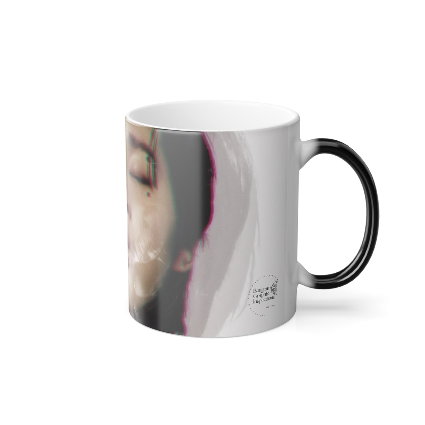 Jimin Graphic Color Morphing Mug, 11oz
