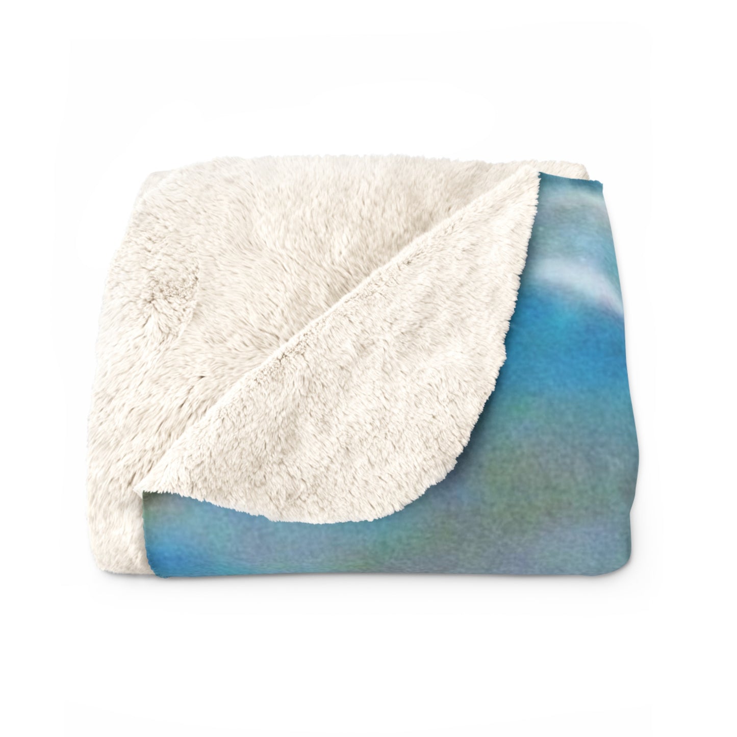 August D Graphic Sherpa Fleece Blanket