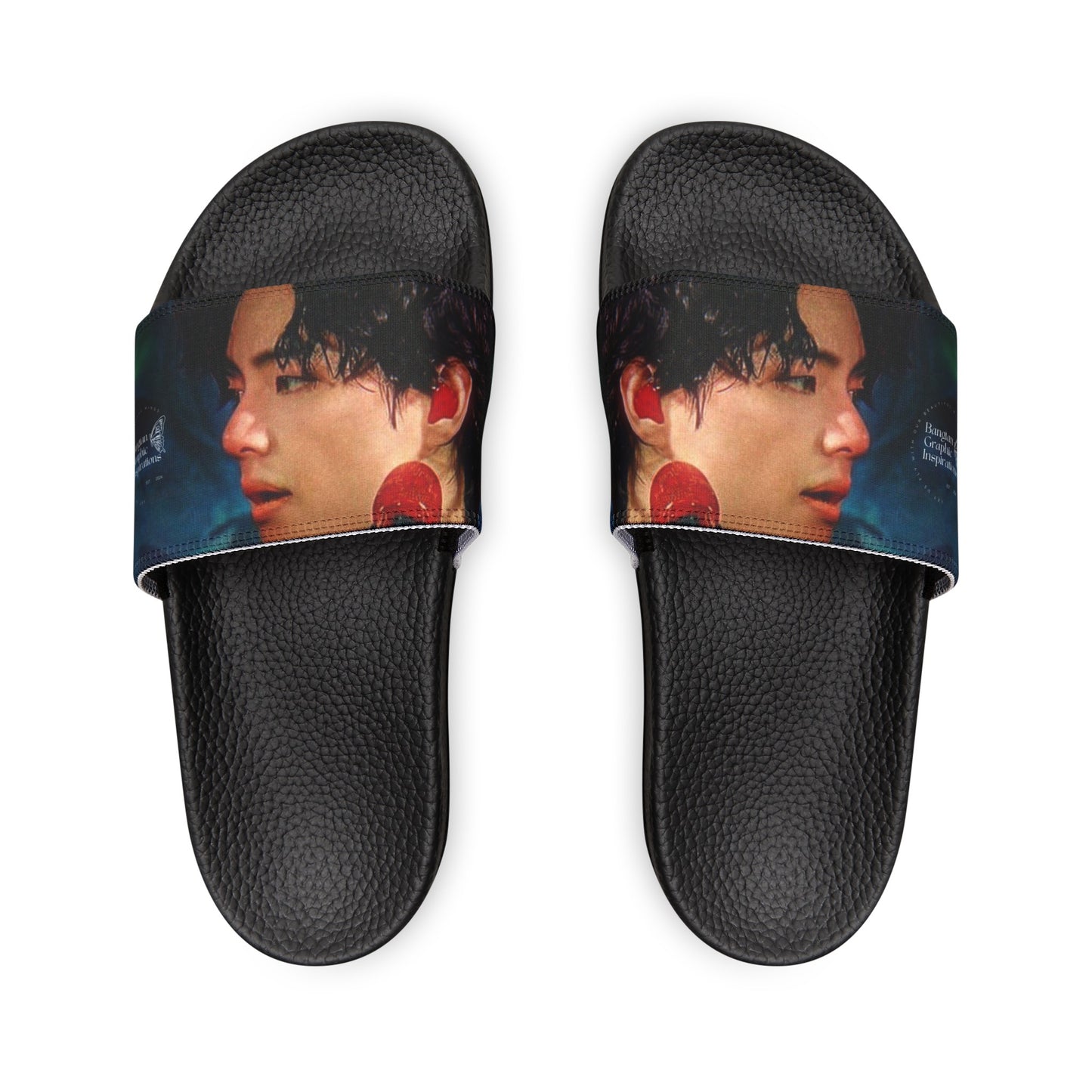 Taehyung Graphic Women's PU Slide Sandals