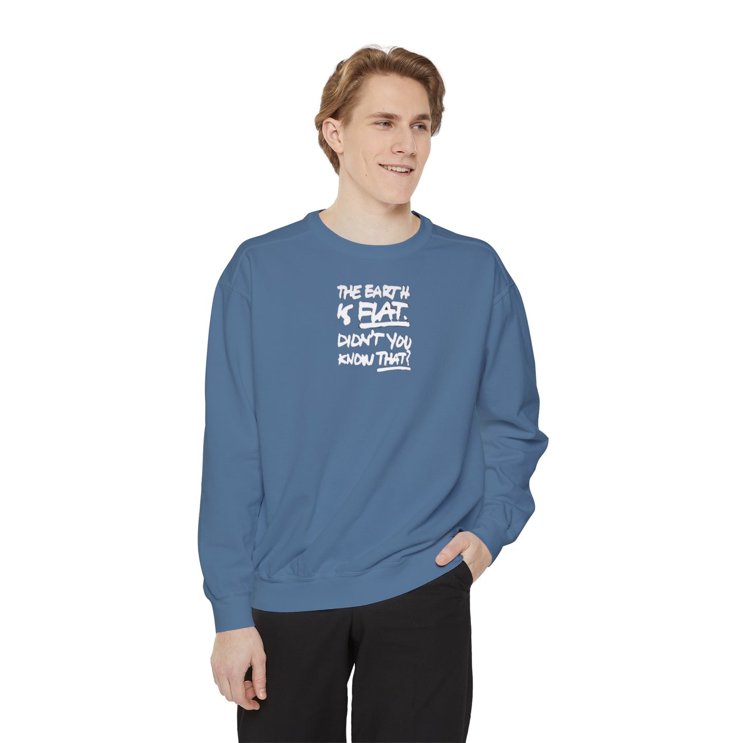 August D Graphic Unisex Garment-Dyed Sweatshirt