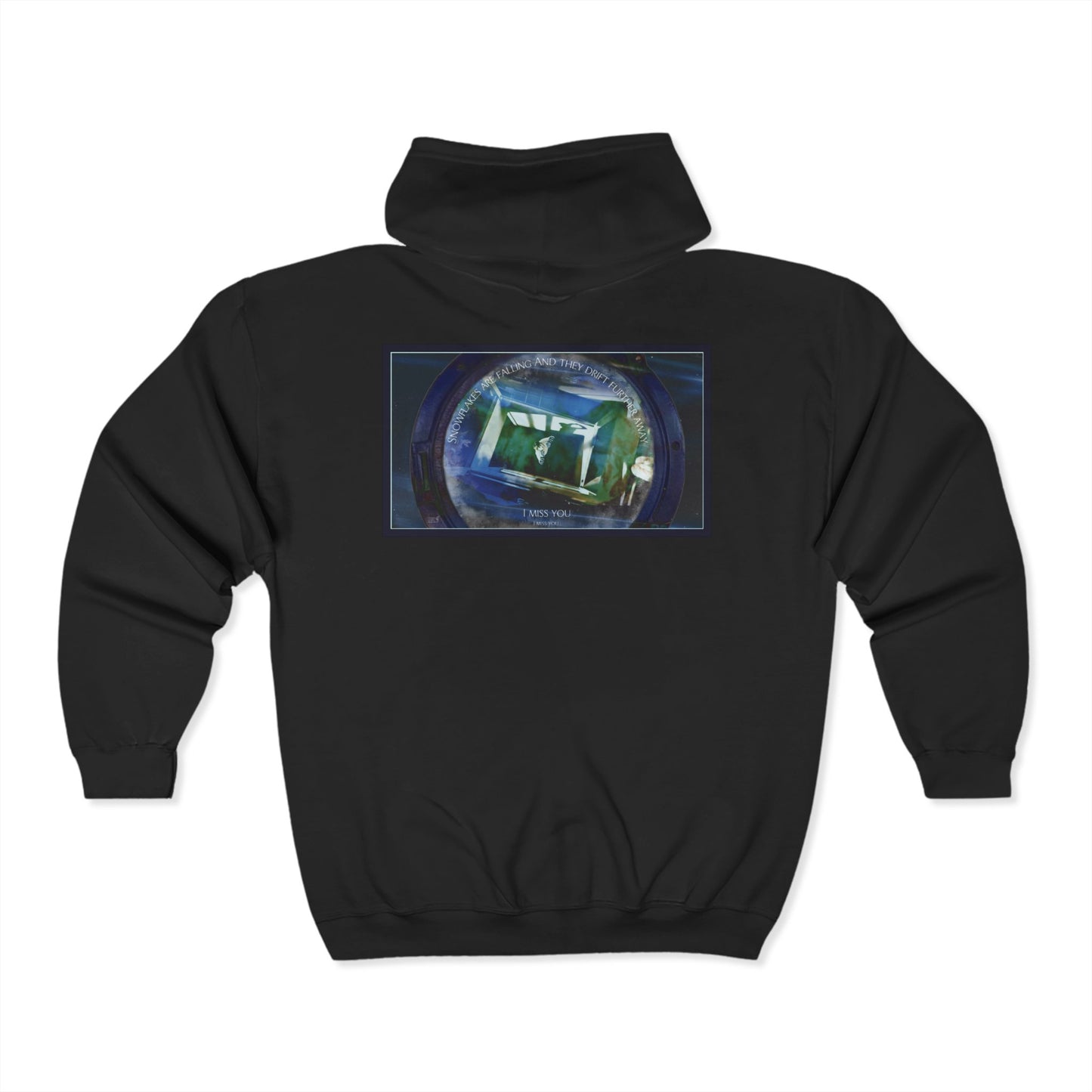 Snowflakes Are Falling Zip-up Hoodie