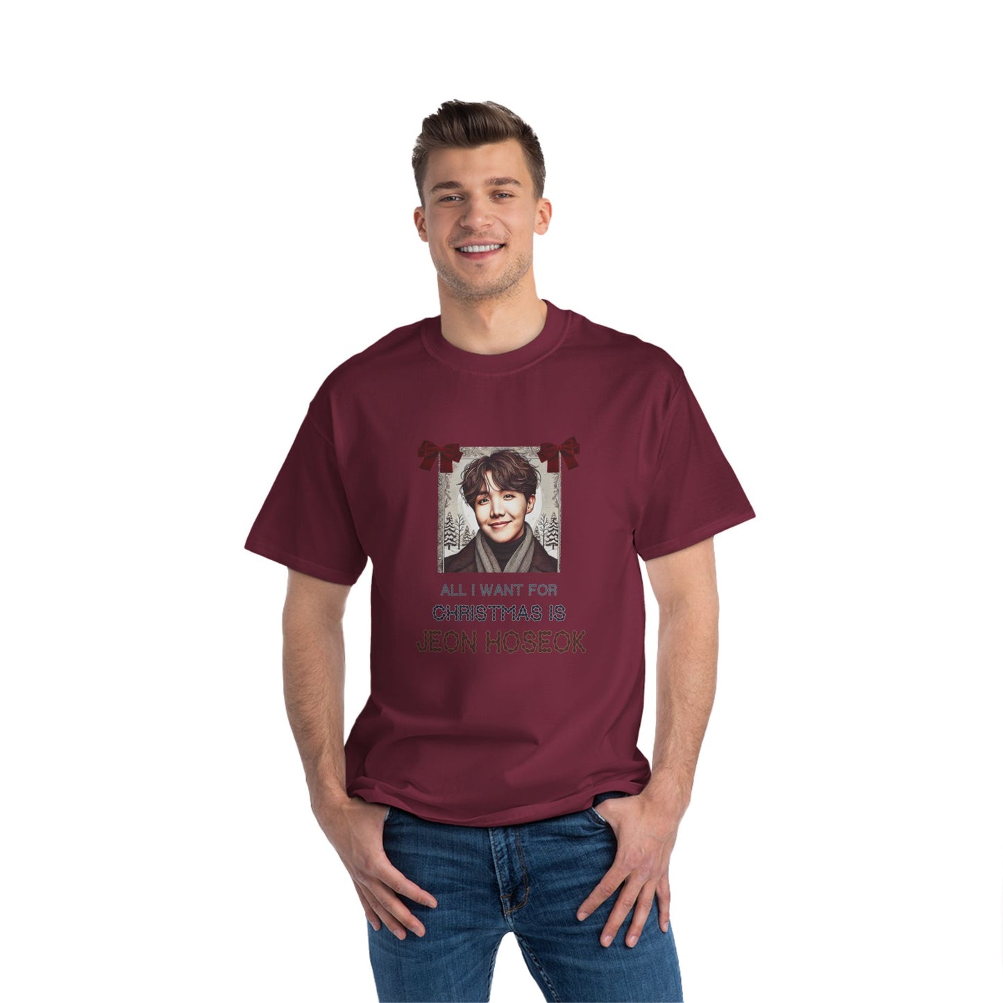 Christmas Jhope Beefy-T® Short-Sleeve T-Shirt