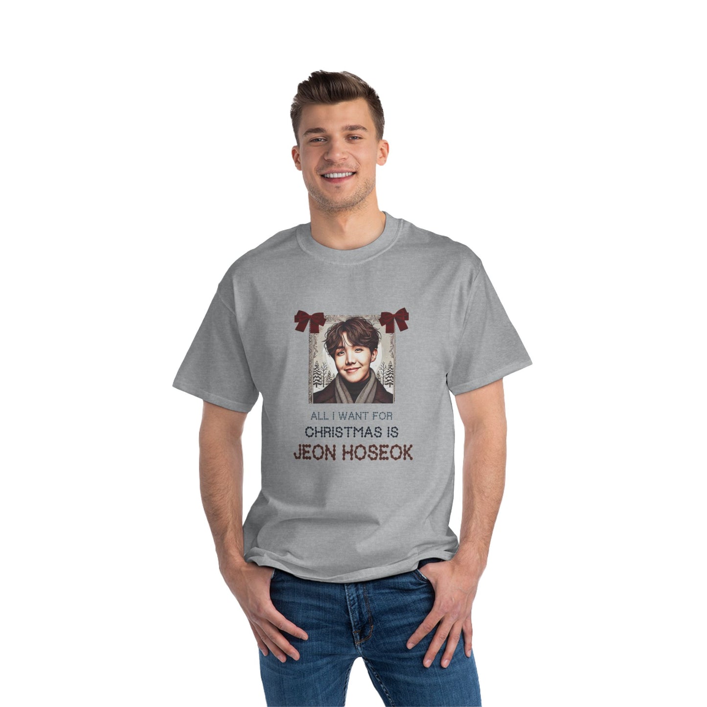 Christmas Jhope Beefy-T® Short-Sleeve T-Shirt