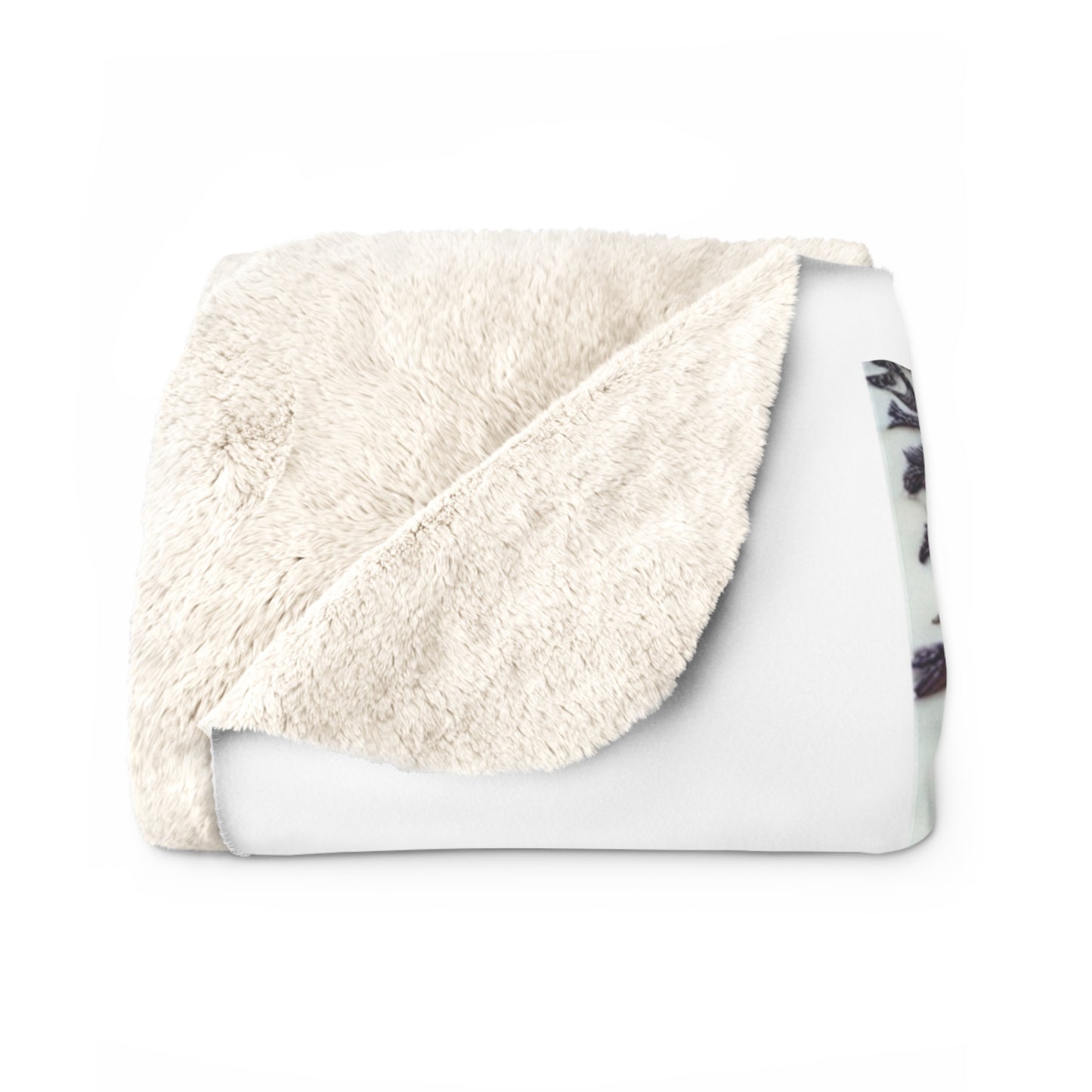 Christmas Yoongi Sherpa Fleece Blanket