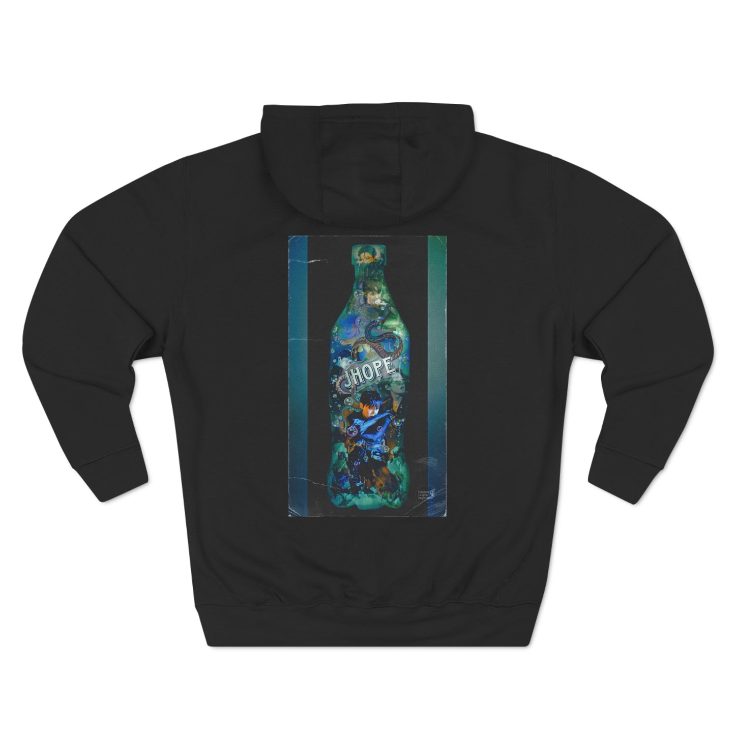 Jhope Graphic Three-Panel Fleece Hoodie