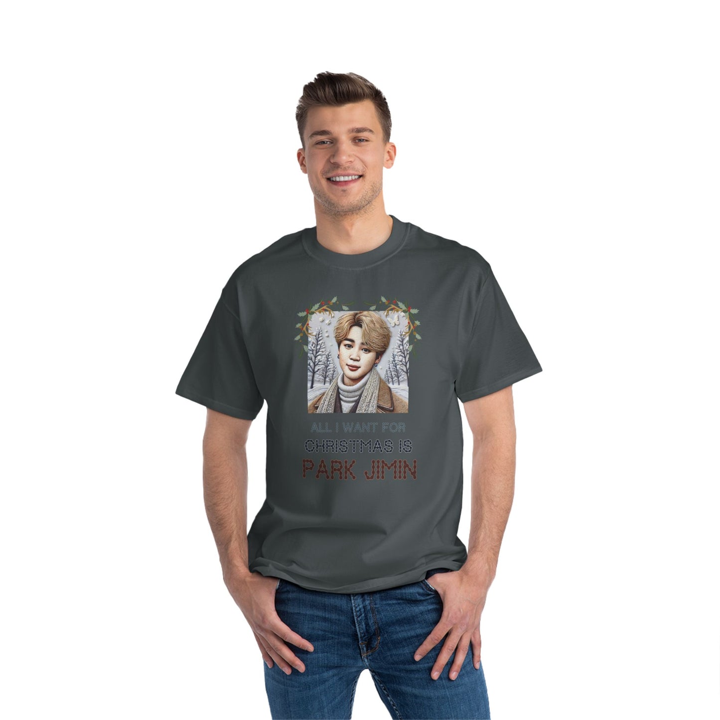 Christmas Jimin Beefy-T® Short-Sleeve T-Shirt