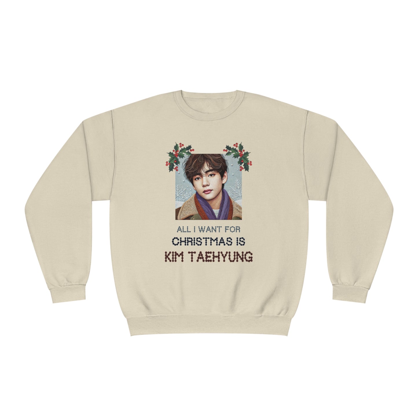 Christmas Taehyung Unisex NuBlend® Crewneck Sweatshirt