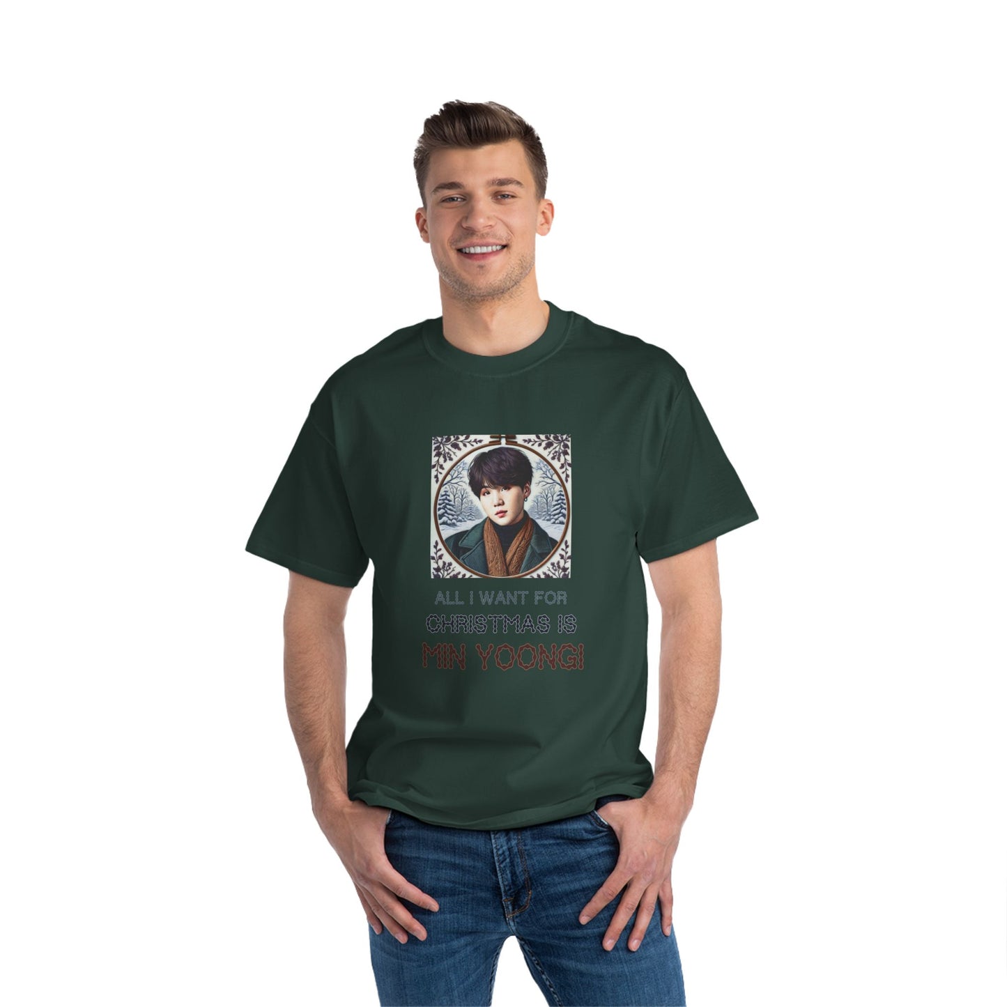 Christmas Yoongi Beefy-T® Short-Sleeve T-Shirt
