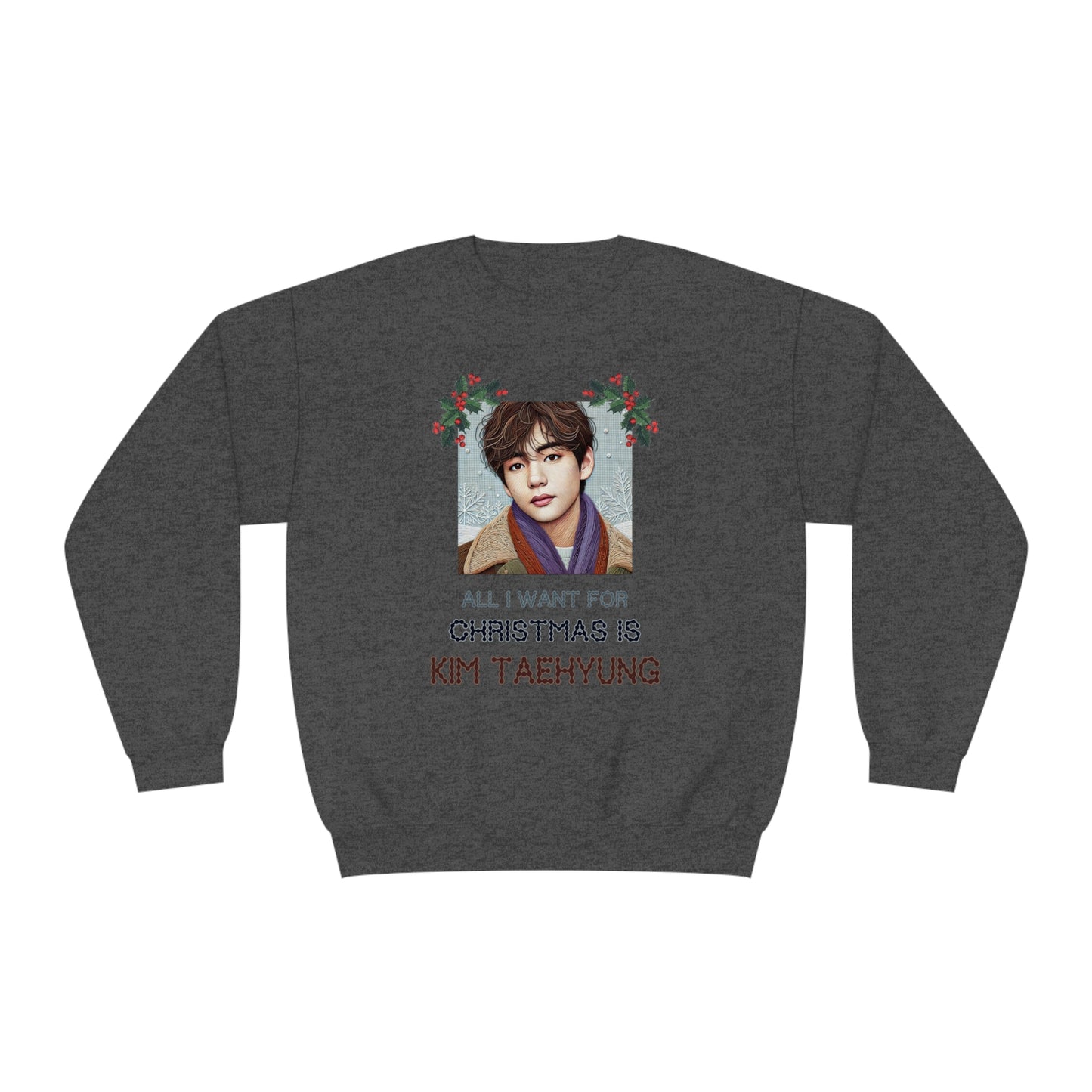 Christmas Taehyung Unisex NuBlend® Crewneck Sweatshirt