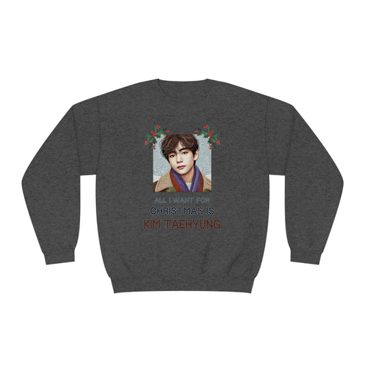 Christmas Taehyung Unisex NuBlend® Crewneck Sweatshirt