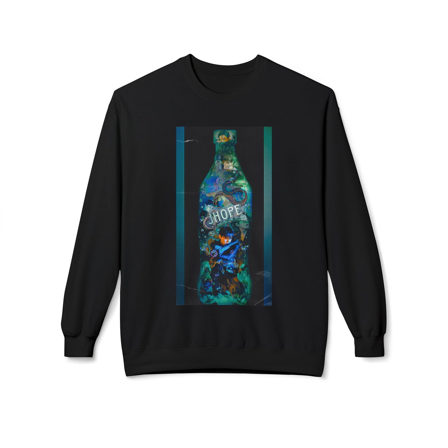 Jhope Graphic Unisex Midweight Softstyle Fleece Crewneck Sweatshirt