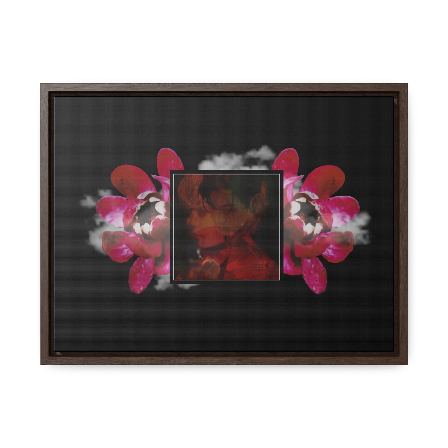 Taehyung Graphic Gallery Canvas Wraps, Horizontal Frame