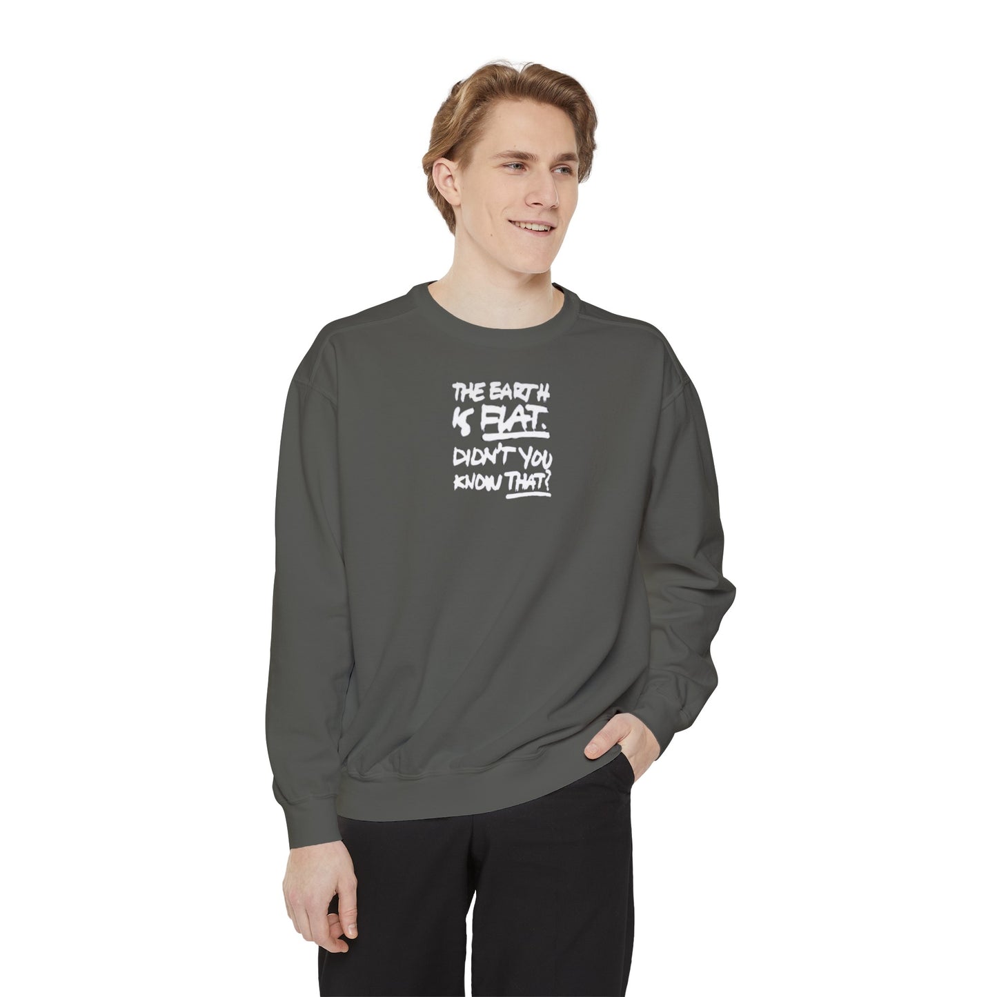 August D Graphic Unisex Garment-Dyed Sweatshirt