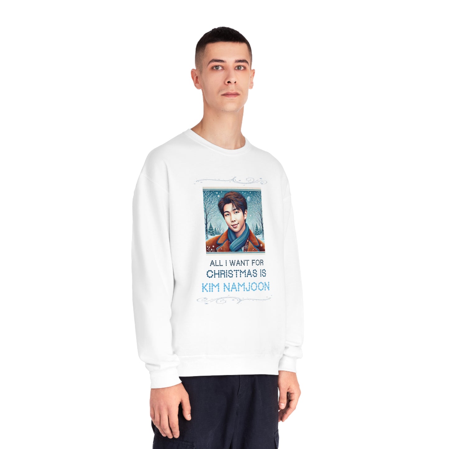 Christmas Namjoon Unisex NuBlend® Crewneck Sweatshirt