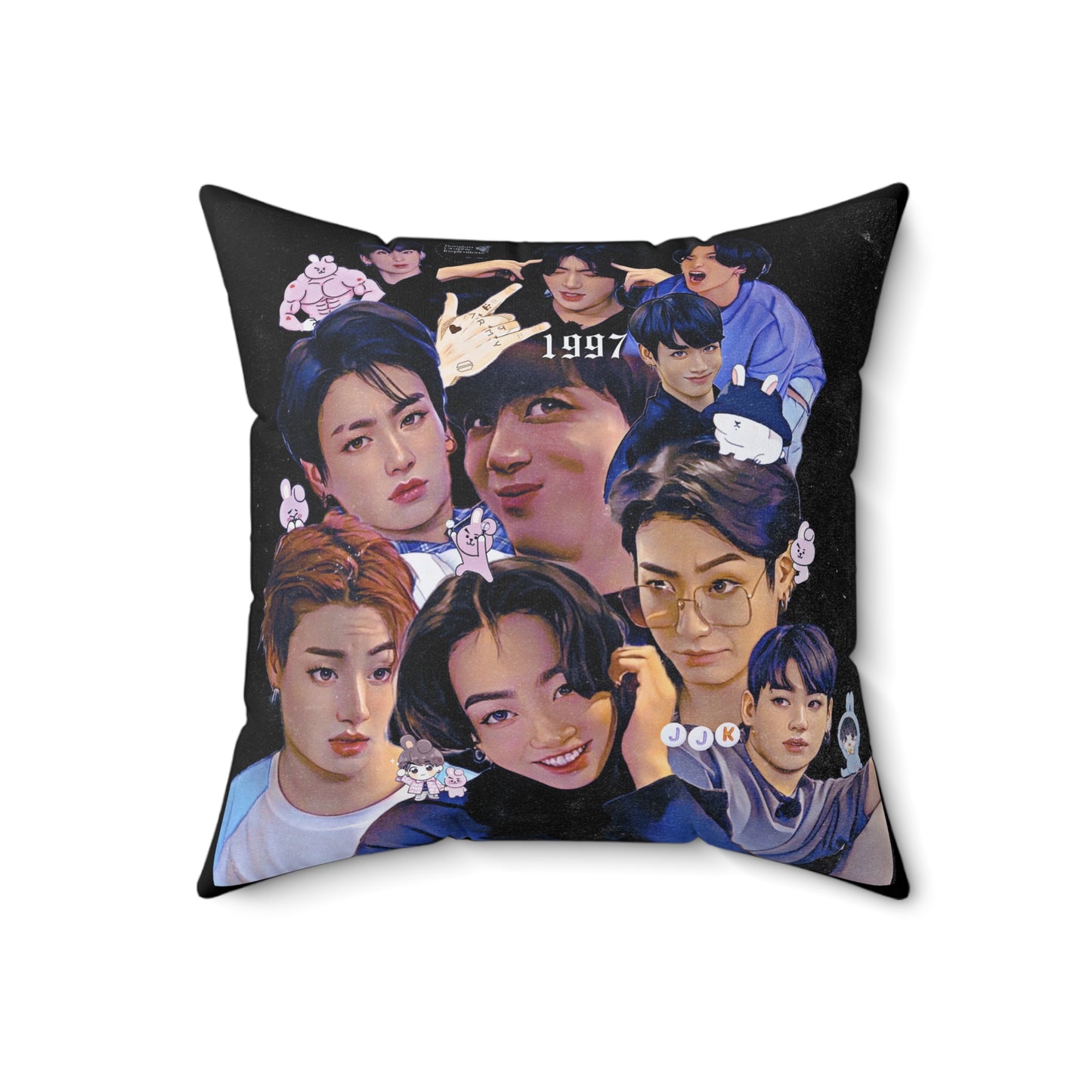 International Playboy Spun Polyester Square Pillow