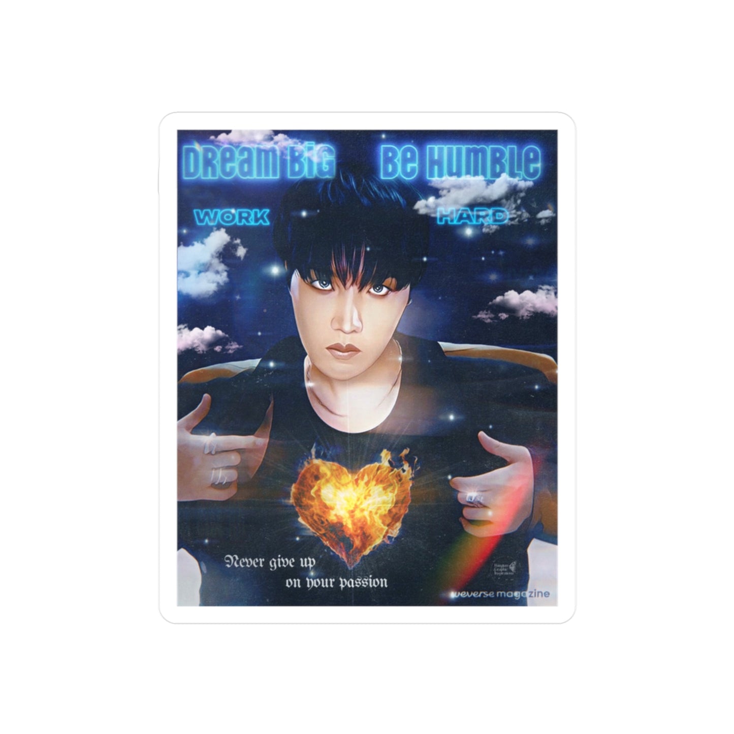 Jhope Passion Kiss-Cut Vinyl Decals