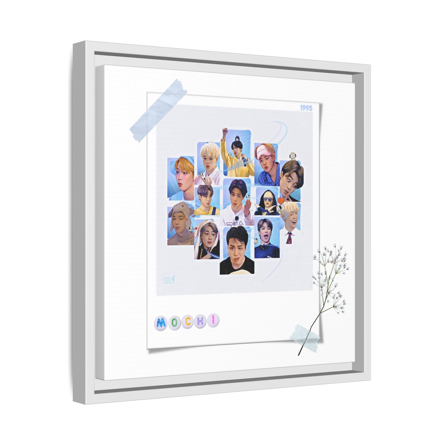 Cutie, Sexy, Lovely Matte Canvas, Framed (Multi-color)