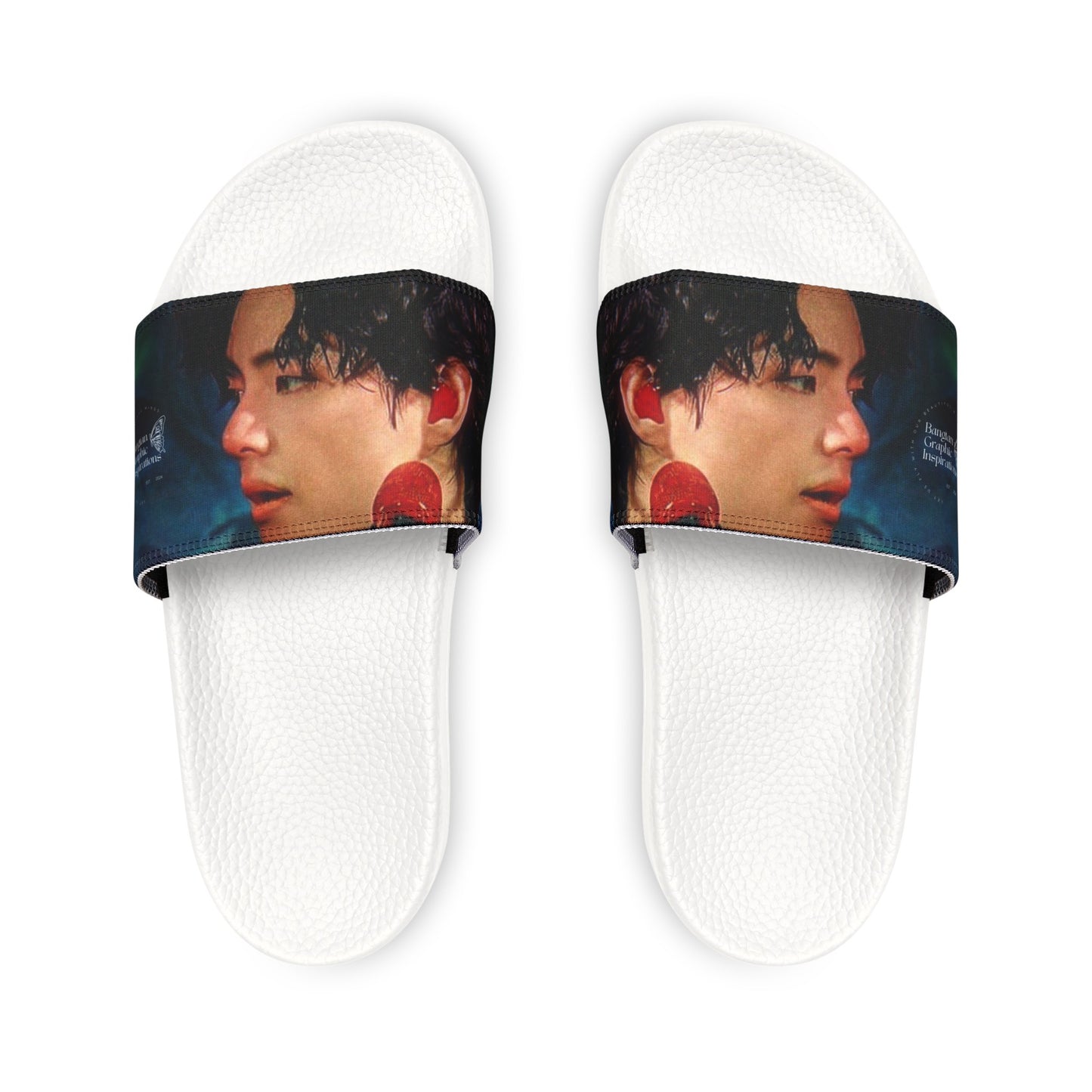Taehyung Graphic Women's PU Slide Sandals