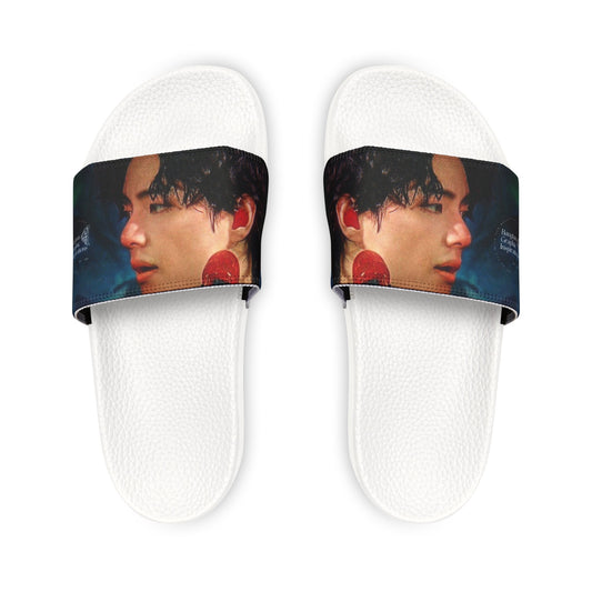 Taehyung Graphic Women's PU Slide Sandals
