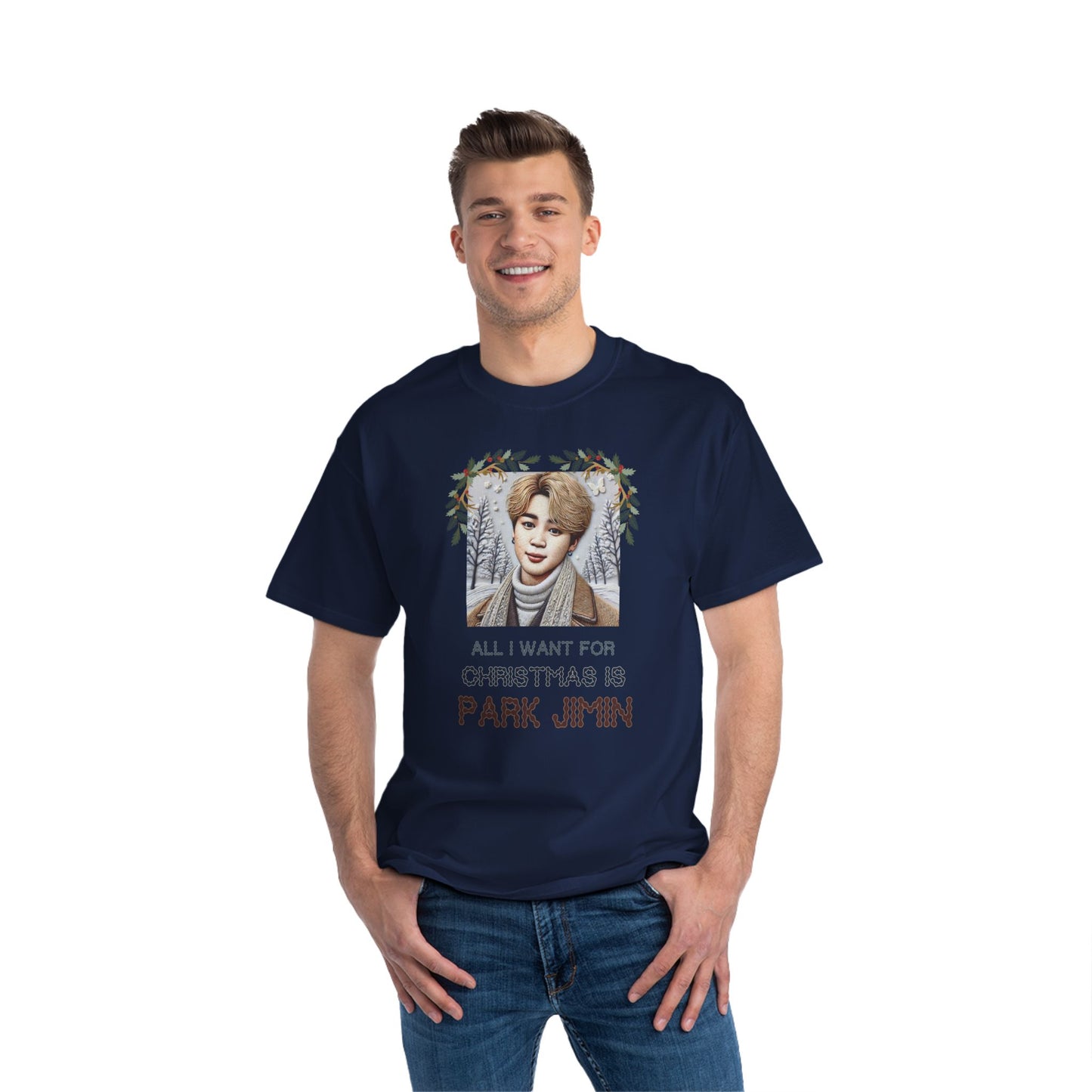 Christmas Jimin Beefy-T® Short-Sleeve T-Shirt