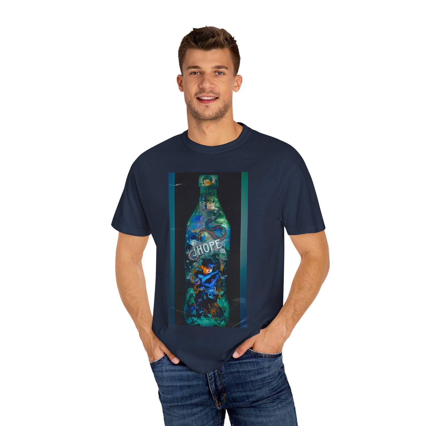 Jhope Graphic Unisex Garment-Dyed T-shirt