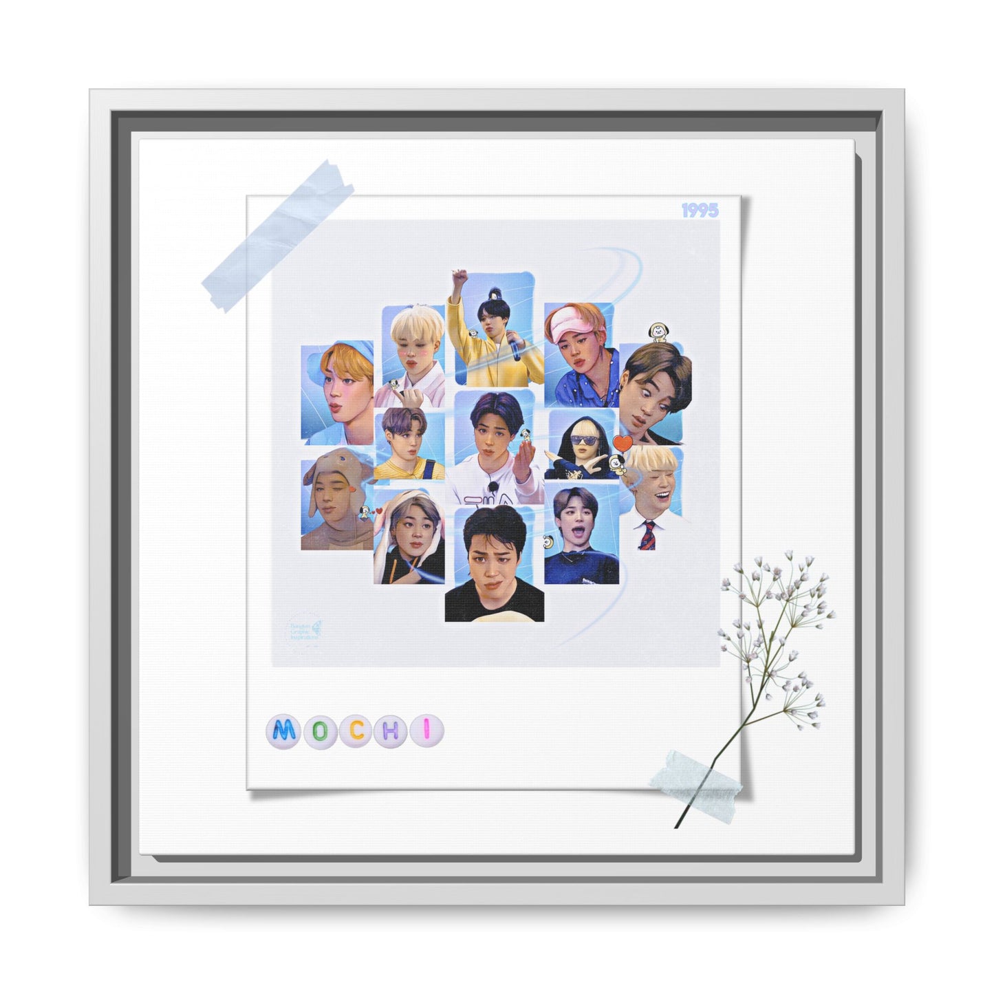 Cutie, Sexy, Lovely Matte Canvas, Framed (Multi-color)