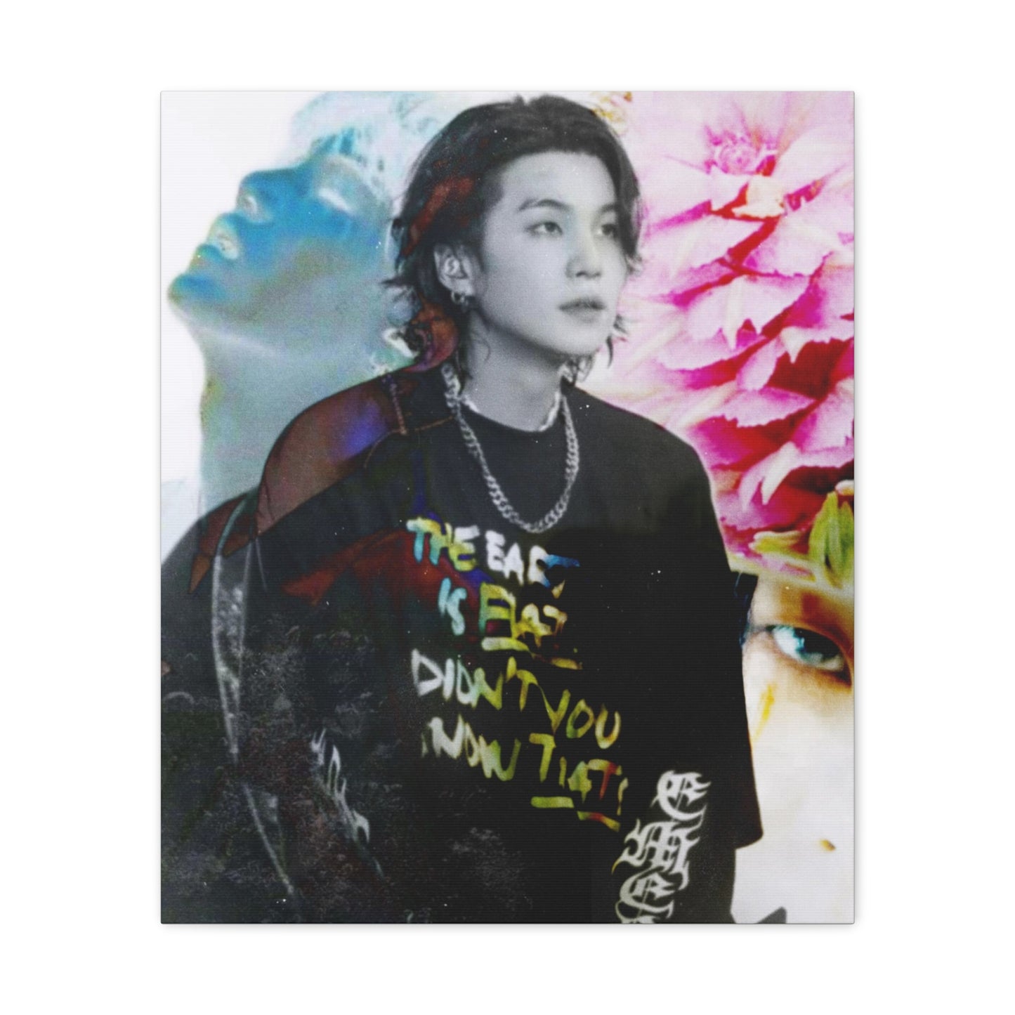 Agust D Graphic Canvas Gallery Wraps