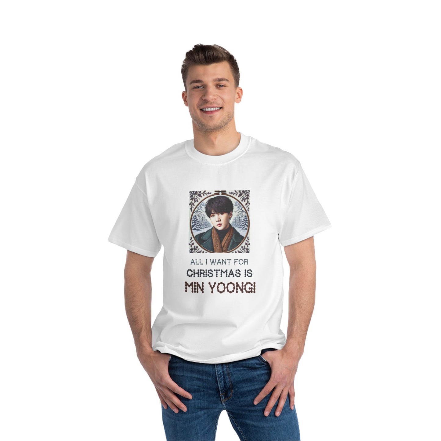 Christmas Yoongi Beefy-T® Short-Sleeve T-Shirt