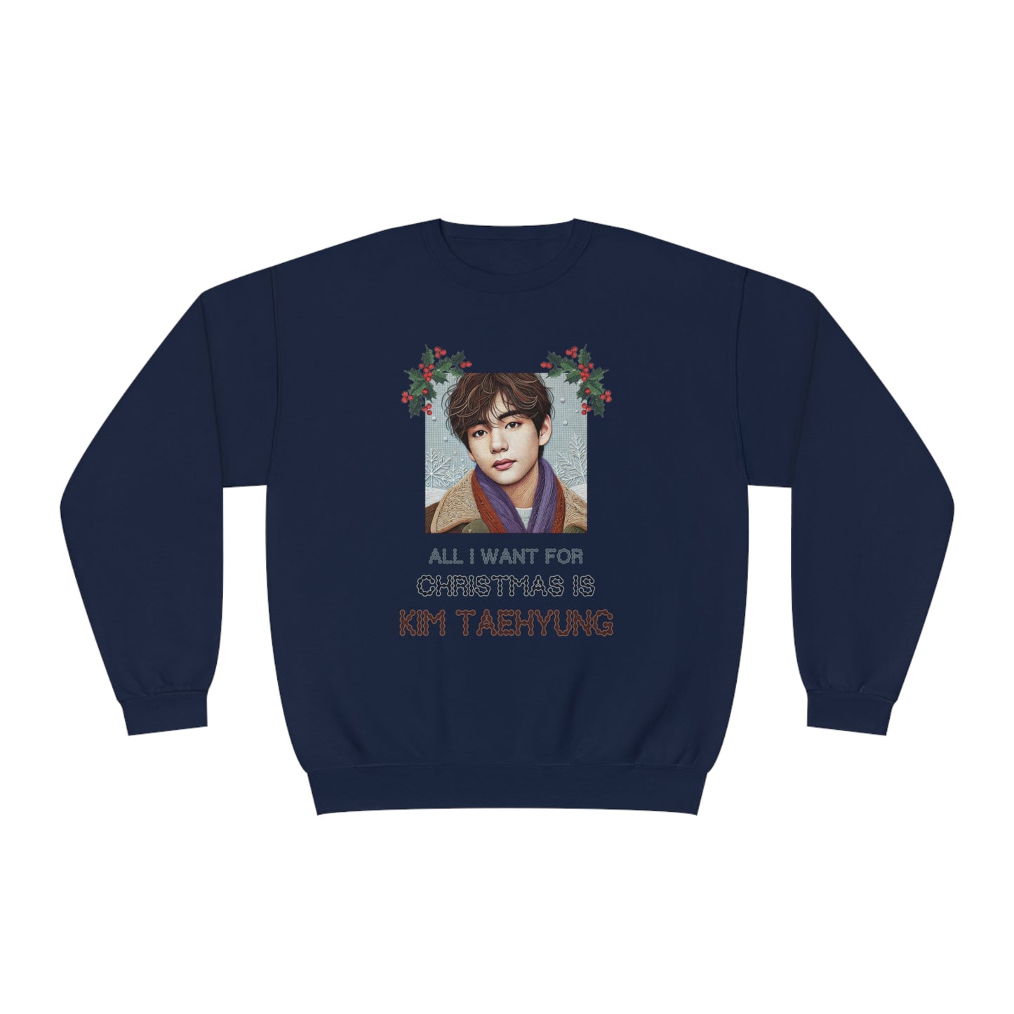 Christmas Taehyung Unisex NuBlend® Crewneck Sweatshirt