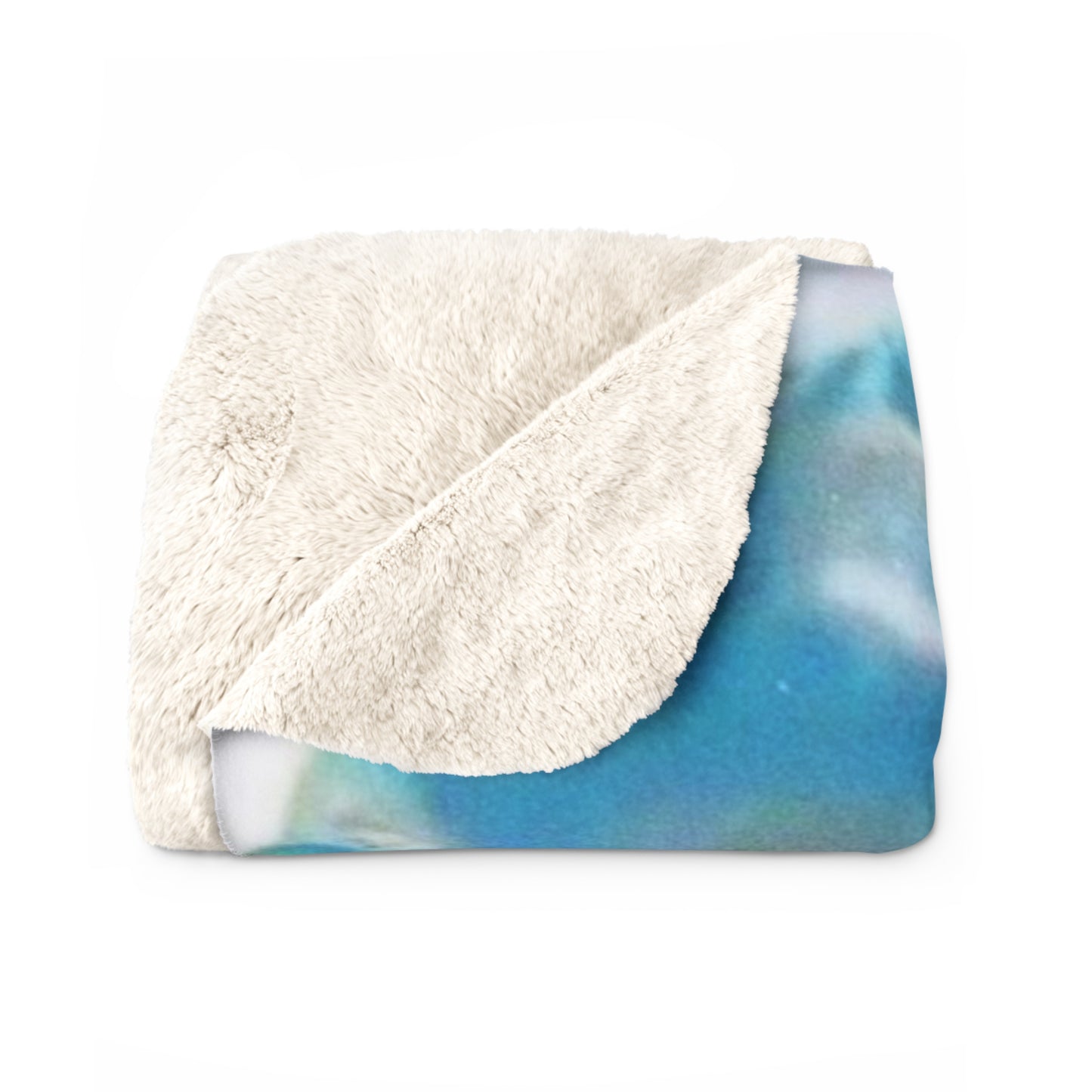 August D Graphic Sherpa Fleece Blanket