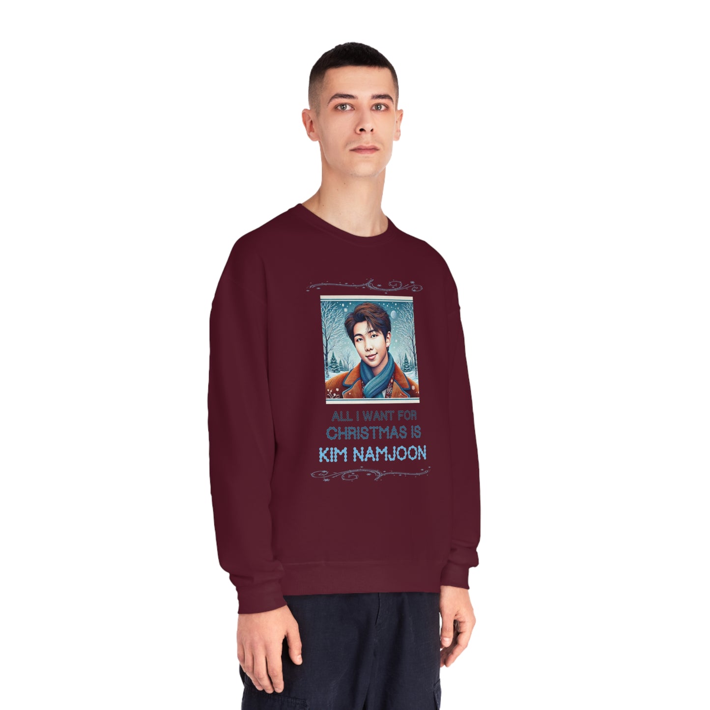 Christmas Namjoon Unisex NuBlend® Crewneck Sweatshirt