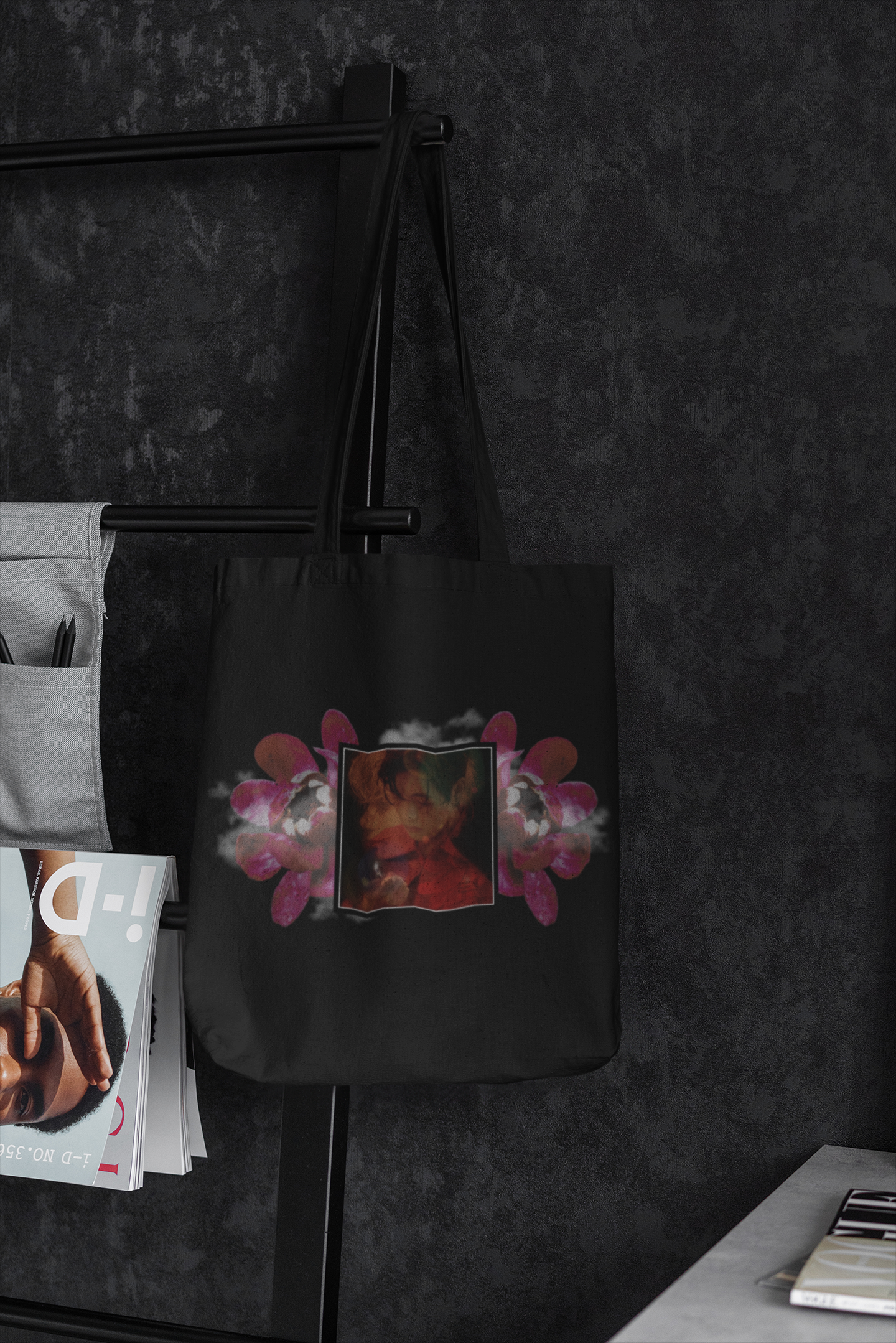 Taehyung Graphic Cotton Canvas Tote Bag