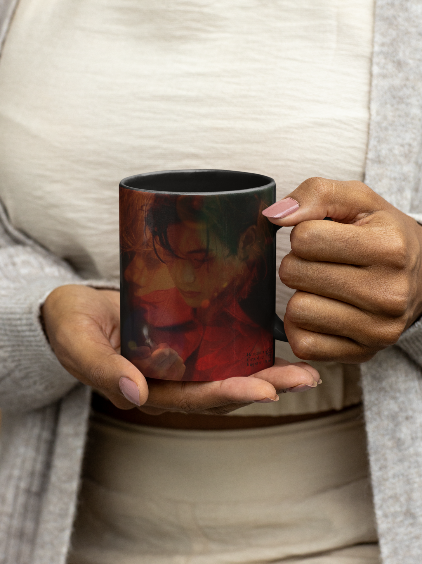 Taehyung Graphic Color Morphing Mug, 11oz