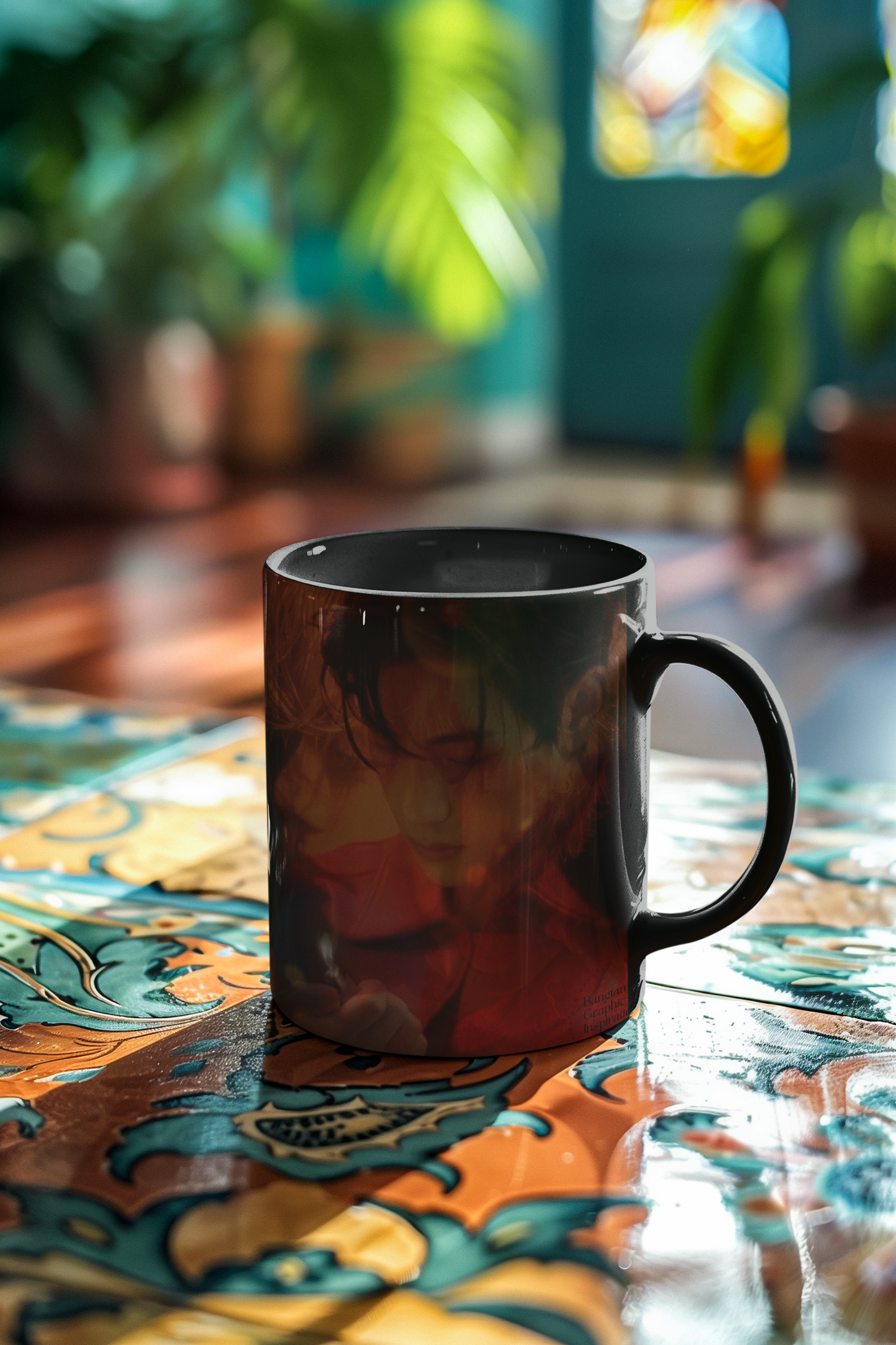 Taehyung Graphic Color Morphing Mug, 11oz