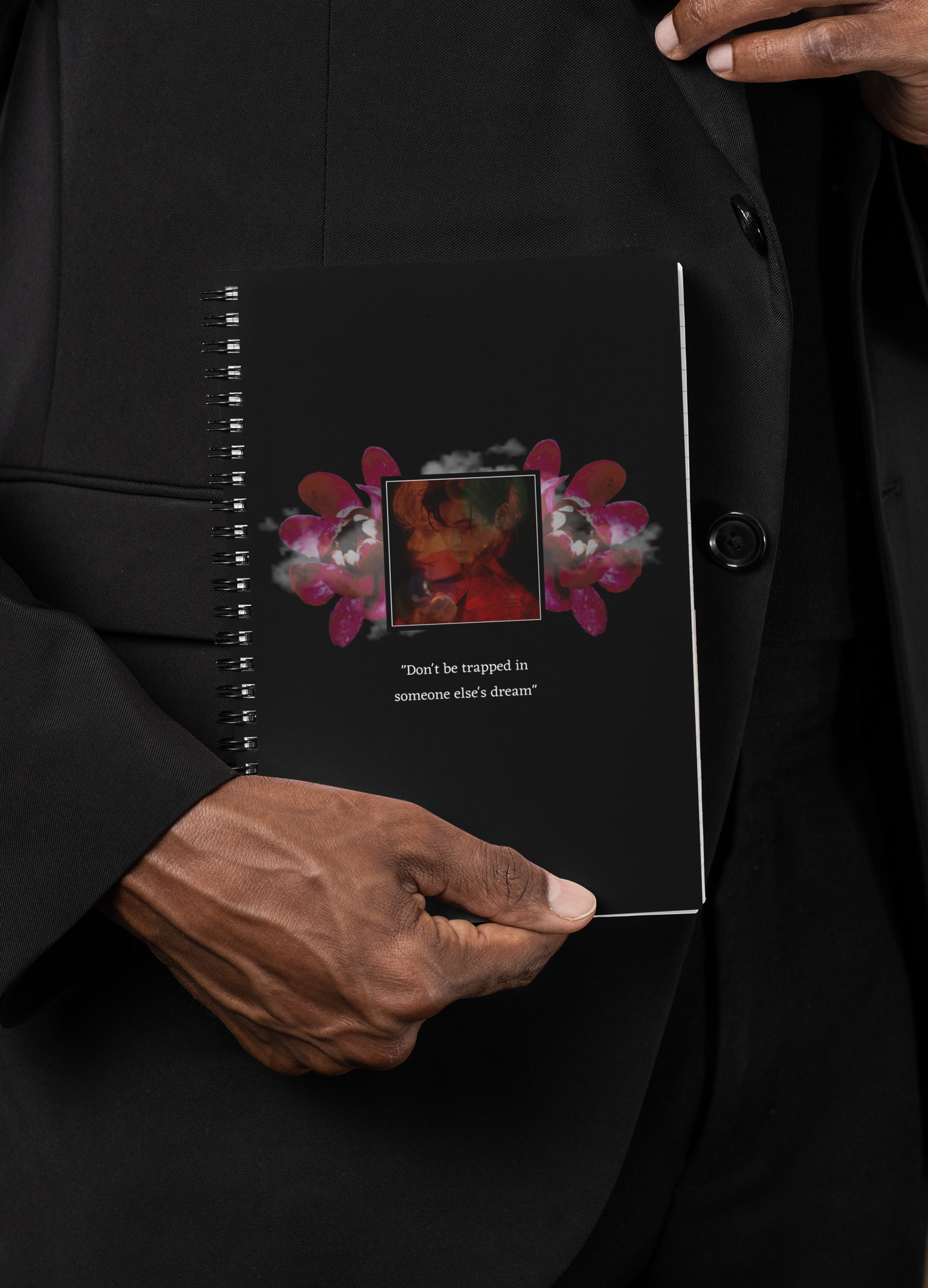 Taehyung Graphic Spiral Notebook - Ruled Line