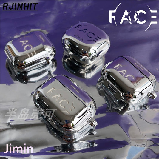 BTS Jimin FACE Protective Cover for Apple AirPods and Samsung Buds Live Pro